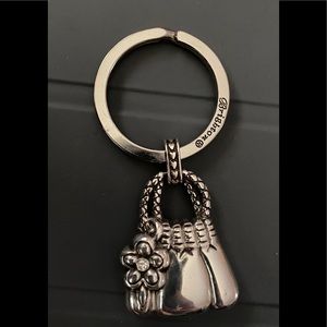 Purse with flower Brighton key chain